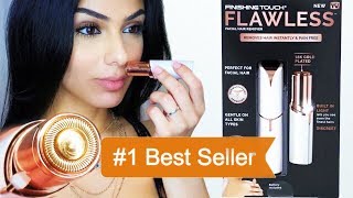 FLAWLESS RAZOR  AMAZONS 1 BEST SELLER IS THE BEST amp FASTEST WAY TO REMOVE UPPER LIP HAIR AT HOME [upl. by Naasar568]