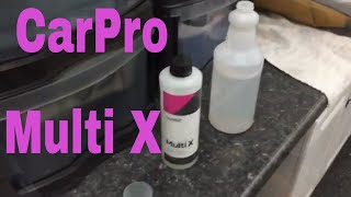 CarPro Multi X All Purpose Cleaner Concentrate [upl. by Aennaej]