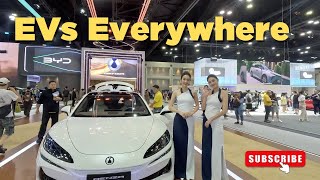 Thailand Motor Expo 2024  Are Chinese EVs Taking Over in Thailand amp Bikes Boats Cars amp More [upl. by Bonnice470]