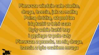 Były sobie kurki trzy  z linią melodyczną  karaoke [upl. by Kaz]