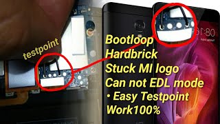 Test point Flash Xiaomi Redmi Note 4X Snapdragon Can Not EDL Mode ROM Global [upl. by Araht]