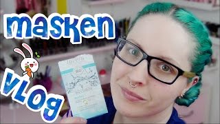 Masken Vlog  Makeup muss nicht immer hübsch sein Lavera Q10 Maske [upl. by Eimorej538]