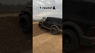 Iski takkar nhi kar paoge bhailog 🦍🔥mahindrathar thar offroad shorts [upl. by Ikram]