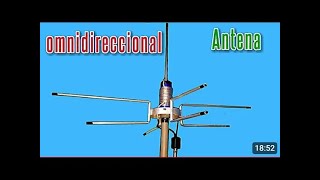 Como hacer una Poderosa Antena Omnidireccional TV  Señal Digital HD [upl. by Zetrok790]