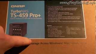 Unboxing di QNAP TS459 Pro  esclusiva mondiale [upl. by Coben480]