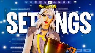 I USED MariusCOWs FORTNITE SETTINGS BEST SETTINGS [upl. by Joash]