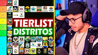 TIERLIST de MEJORES UNIVERSIDADES Y DISTRITOS DE LIMA y CALLAO [upl. by Llerraj]