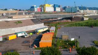 Turcot Interchange August 5 2018 drone video [upl. by Lougheed]