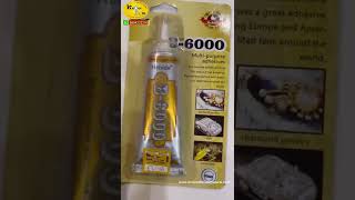 B6000 glue adhesive for craft purposes [upl. by Asyl]