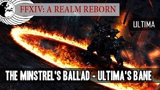 FFXIV  Ultimas Bane OST  Minstrels Ballad  Healer PoV  Odyssey [upl. by Alfred107]