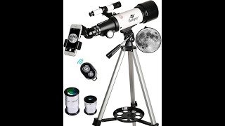 Gskyer Telescope 70400 Astronomical Refracting Telescope [upl. by Assertal]