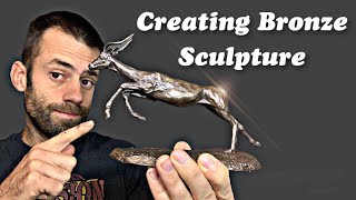 Casting Solid Bronze Impala How Bronze Sculptures are Made [upl. by Nnitsuj438]