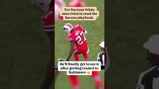 Tre’Davious White once tried to read the Ravens playbook [upl. by Naamana]