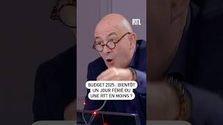 Budget 2025  bientôt un jour férié ou une RTT en moins [upl. by Yenolem178]