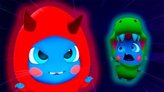 NEW 😈 Is that a Demon 👻 HALLOWEEN songs for kids ⭐️ Spooky night with Baby Moonies Official [upl. by Aehcim]