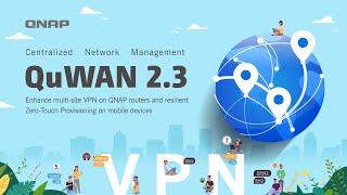 QuWAN 23 Enhance multisite VPN on QNAP routers and ZeroTouch Provisioning on mobile devices [upl. by Luciano]