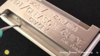 How to Sharpen Gracey Curettes using the PDT Sharpening System [upl. by Airalednac]