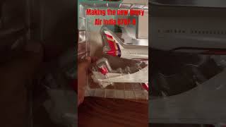 Constructing a 7879 with the new Air India livery scale model by Herpa Wings 1200 [upl. by Nylrad56]