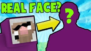 DOES PURPLE SHEP HAVE A REAL FACE  Minecraft QampA [upl. by Ayiram]