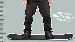 WHAT IS THE RIGHT SNOWBOARD STANCE FOR YOU [upl. by Ralfston]