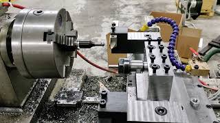 diy CNC lathe gang tool [upl. by Oeram]