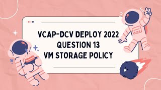 VCAP DCV Deploy Q13 [upl. by Tortosa]