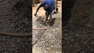 Concrete hand mixing viral concrete youtubeshorts shorts [upl. by Ynomrah]