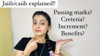 JAIIBCAIIB explained passing marks benefits criteria amp more  kanchii tiwari [upl. by Niwdla]