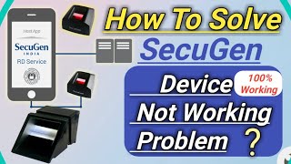 How To Solve Secugen Hamster Pro 20 Not Working Problem [upl. by Ahilam332]