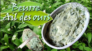 🌱🧈Recette  beurre à lail des ours [upl. by Onibas]