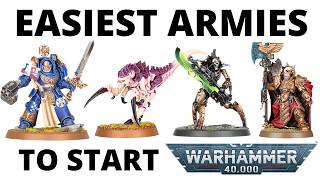 Easiest Armies to Start Warhammer 40K with Six Top Starter Factions [upl. by Sairu872]