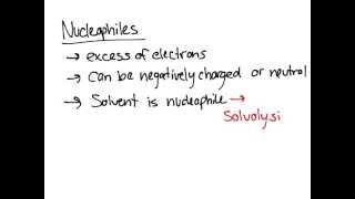 Nucleophilicity vs Basicity [upl. by Aisile]