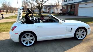 2005 Crossfire Convertible Top Operation [upl. by Bove]