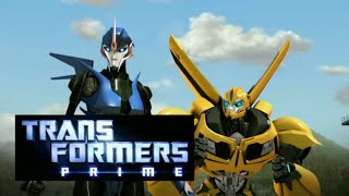 Arcee and Bumblebee VS Knockout  Bulkhead and Smokescreen VS Dreadwing  Transformers Prime S2E22 [upl. by Esinned]