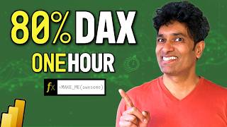 Learn 80 of DAX in an Hour with FREE sample file [upl. by Eilata]