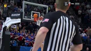 Refs Blow Samford’s Upset Over Kansas With HORRIBLE Late Foul Call 😬 [upl. by Ahsiemac]