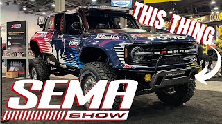 SEMA Broncos Day 3 We Found The Ford Performance Race Bronco A Must See [upl. by Thirza186]