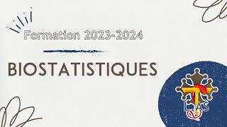 Formation LAS 20232024  Biostatistiques [upl. by Ardnait]