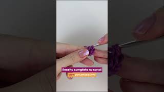 🎀 Como Fazer Mini Laço de Crochê Para Aplicação [upl. by Wassyngton]