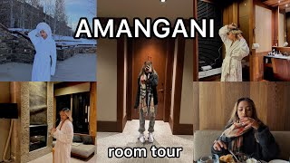 Amangani Hotel Tour ❄️ My first time in Jackson Hole Wyoming ☃️ [upl. by Lea]