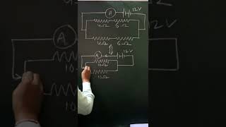 Finding Ammeter reading maths physicalquantities education [upl. by Mccormac]