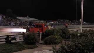 The Dragons Fyre jet truck at Eddyville Raceway Park Night of Fire [upl. by Genvieve]