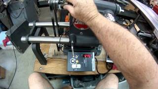 Shopsmith 10ER DC motor test Boston Gear 34 HP [upl. by Tenenbaum]