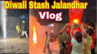 Diwali 🪔 Stash 2024 Jalandhar  Diwali 🪔 celebrating with family Vlog [upl. by Folsom]