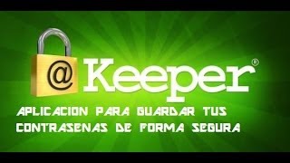 APLICACION PARA GUARDAR CONTRASENAS DE FORMA SEGURA Y GRATIS [upl. by Atikcir447]