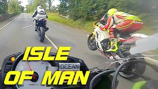 ⚡️LAST LAP✔️ ISLE OF MAN  MANX GRAND PRIX same street circuit as the TT [upl. by Adnamar587]