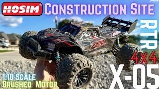 Hosim X05 110 Scale RC Truck RTR  Construction Site [upl. by Yrovi]