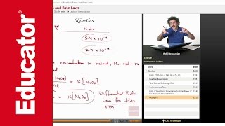 Reaction Rates Example  AP Chemistry [upl. by Nodyarg]