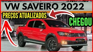 VW SAVEIRO 2022 PREÇOS ATUALIZADOS E VERSÕES [upl. by Ydok]