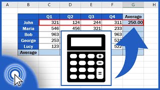 How to Calculate an Average in Excel [upl. by Nivert502]